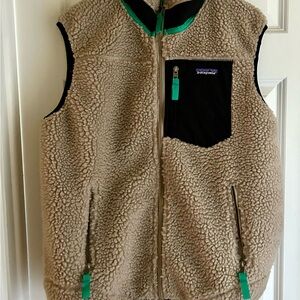 Patagonia Mens Tan Fleece Vest